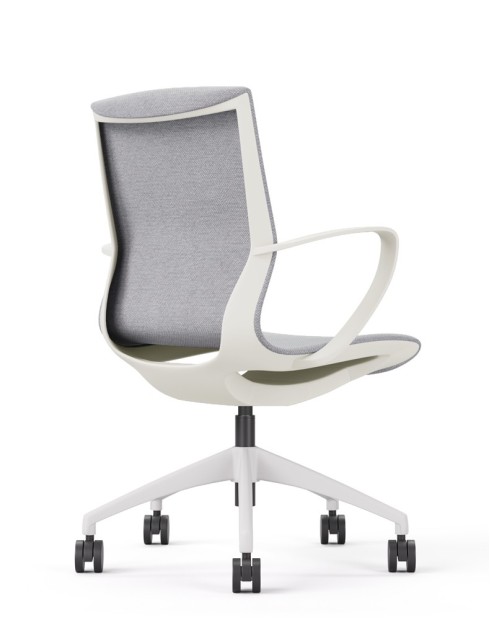 Marics White Task Chair