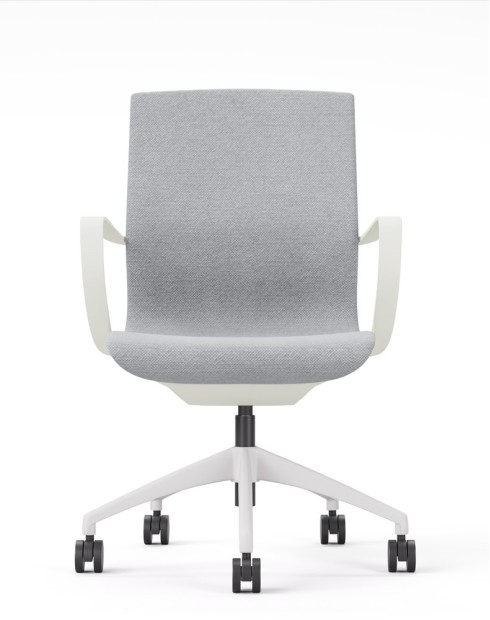 Marics White Task Chair