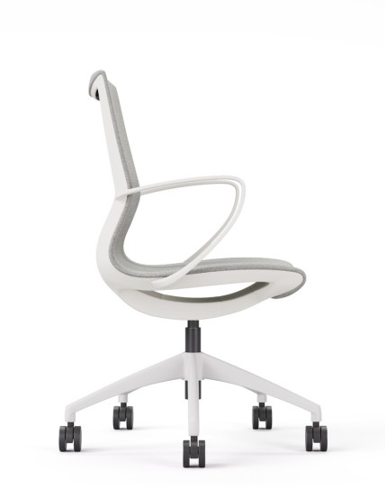 Marics White Task Chair