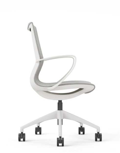 Marics White Task Chair