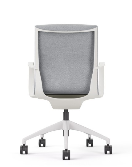 Marics White Task Chair