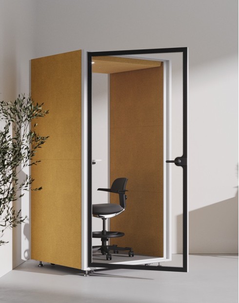 EchoBox Fabric Wrapped Single Acoustic Pod