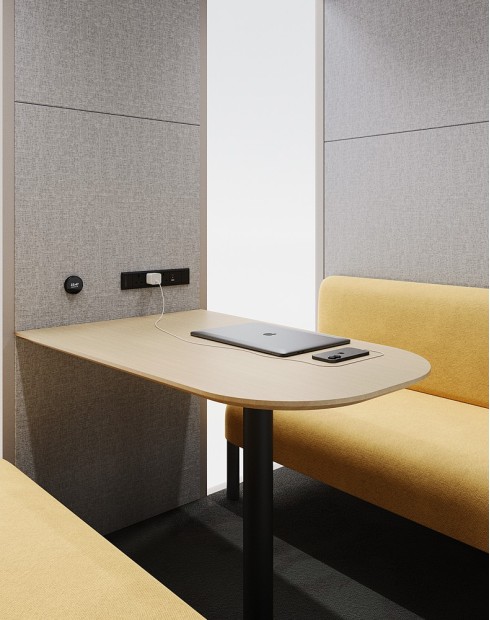 EchoBox 4 Seater Acoustic Pod Table