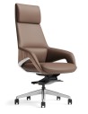 Opus Brown Genuine Aniline Leather High Back Executive Chair