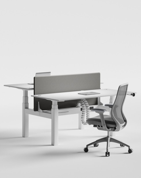 Max Series® Cluster of 2x Height Adjustable Workstation Desk