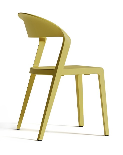 Duoblock Multi-Purpose Designer Chair - Mustard