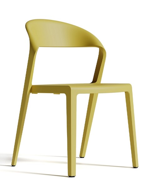 Duoblock Multi-Purpose Designer Chair - Mustard