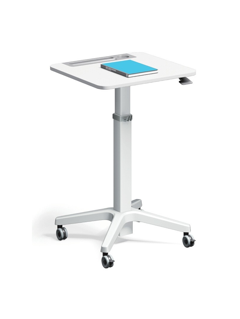 Leo Minimalist Mobile Height Adjustable Table Workspace Office Fu