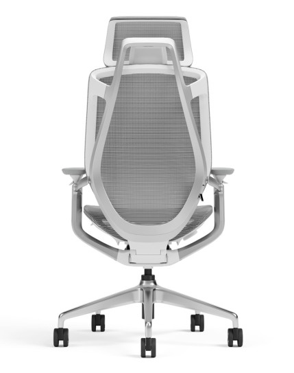 Endurance Pearl Grey Super Ergonomic Mesh Chair