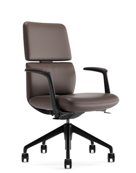 Maya Genuine Leather Low Back Executive Chair