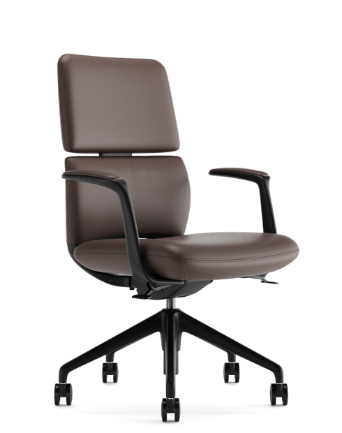 Maya Genuine Leather Low Back Executive Chair Maya Genuine Leather Low Back Executive Chair