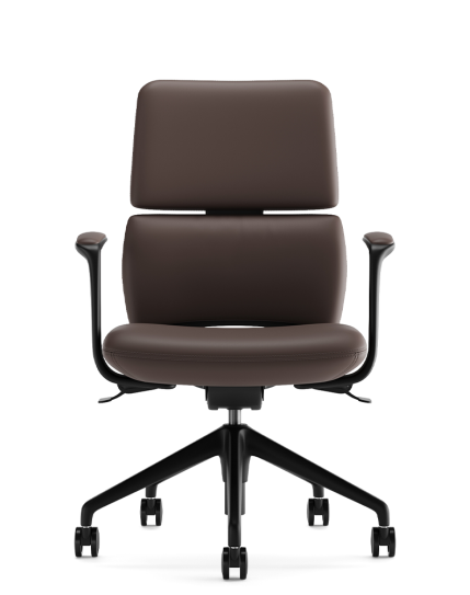 Maya Genuine Leather Low Back Executive Chair