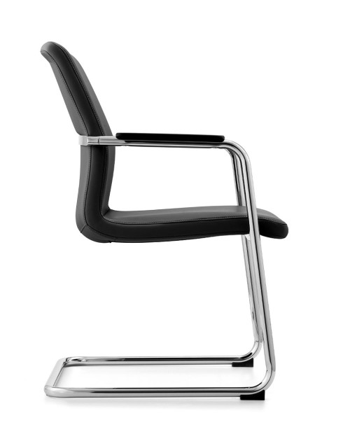 Vera Genuine Leather Visitor Chair