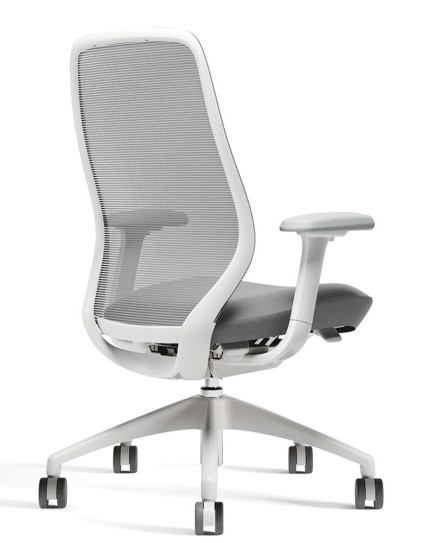 AX Performance Ergonomic White Frame Executive Chair