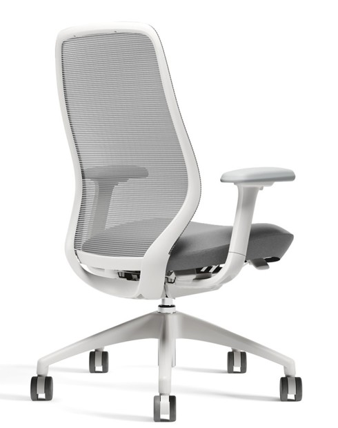 AX Performance Ergonomic White Frame Executive Chair