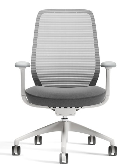 AX Performance Ergonomic White Frame Executive Chair