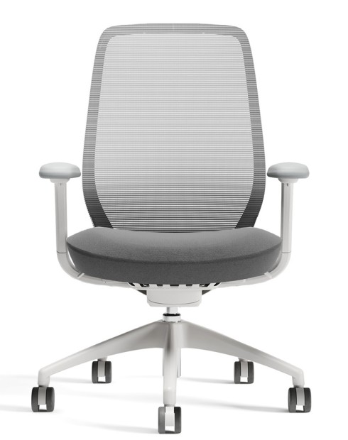 AX Performance Ergonomic White Frame Executive Chair