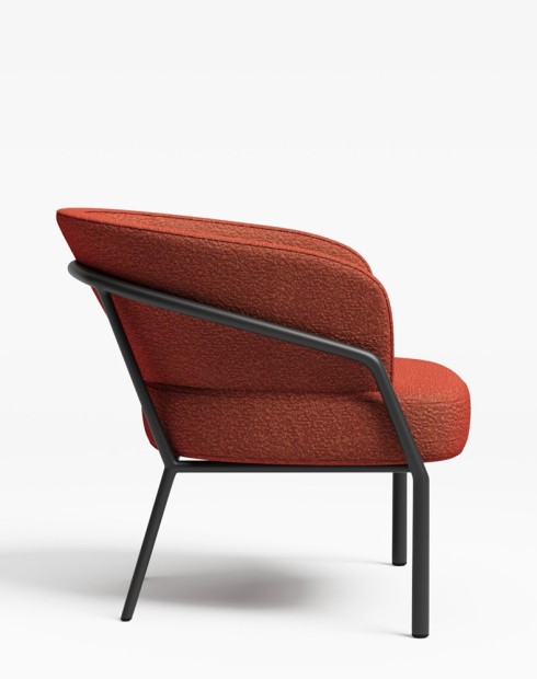 Mars Orange Lounge Chair
