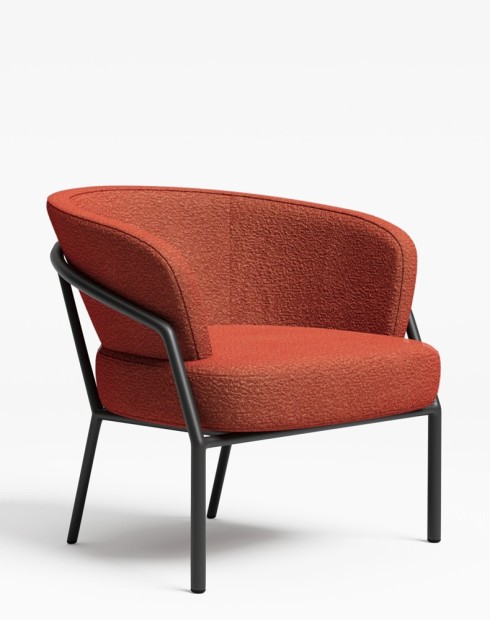 Mars Orange Lounge Chair