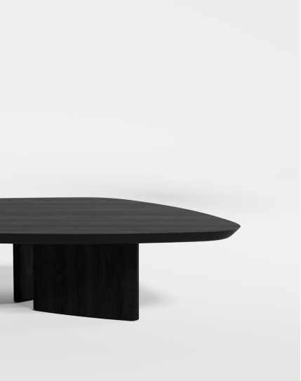 Doha Black Oak Veneer Coffee Table