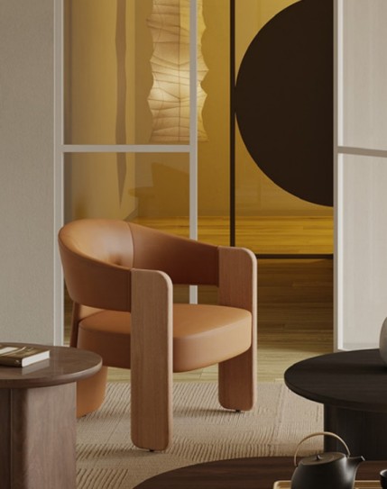 Hedge Wooden Lounge Chair