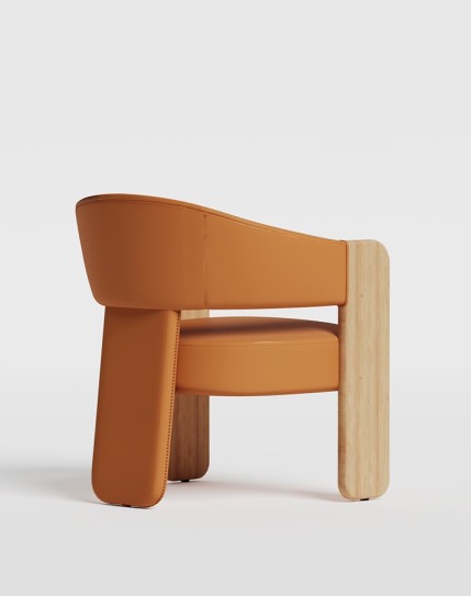 Hedge Wooden Lounge Chair