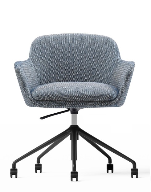 Gemini Blue Swivel Chair