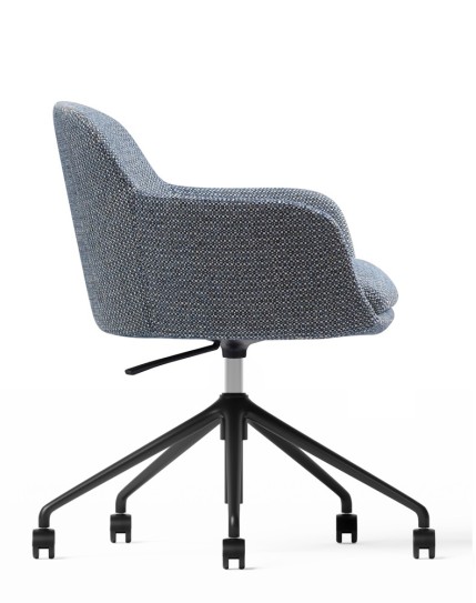Gemini Blue Swivel Chair