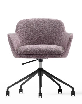 Gemini Pink Swivel Chair