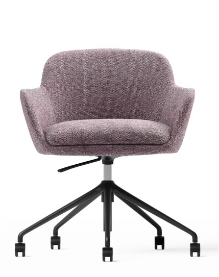 Gemini Pink Swivel Chair