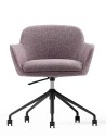 Gemini Pink Swivel Chair