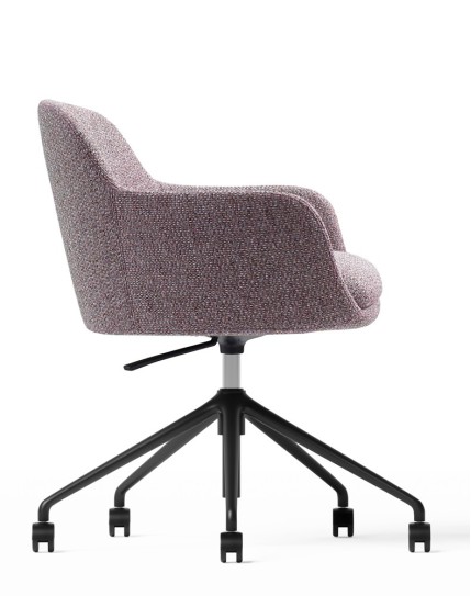 Gemini Pink Swivel Chair