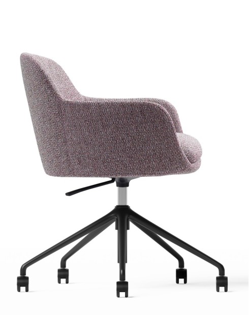 Gemini Pink Swivel Chair