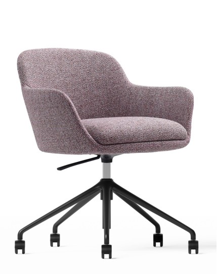 Gemini Pink Swivel Chair