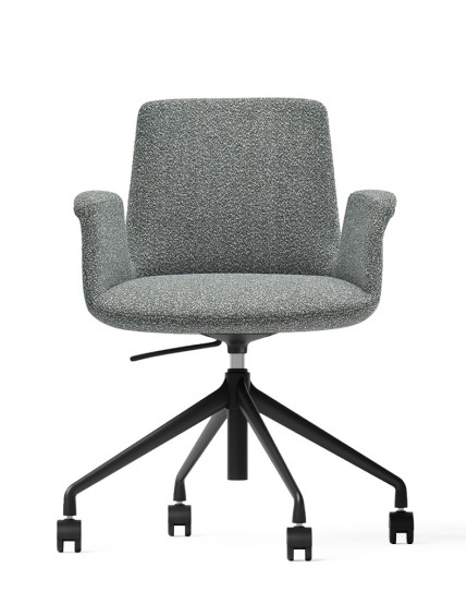 Aries Grey Swivel Chair