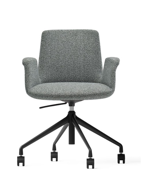 Aries Grey Swivel Chair