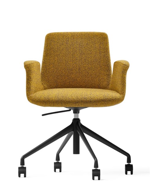 Aries Yellow Swivel Chair