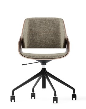 Virgo Beige Swivel Chair