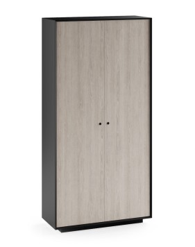 EDGE Series Chamfered Full Height Black Cabinet