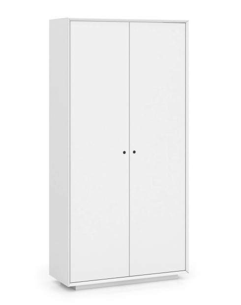 EDGE Series Chamfered Full Height White Cabinet