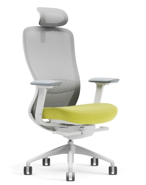 VX1 White Performance Ergonomic Chair