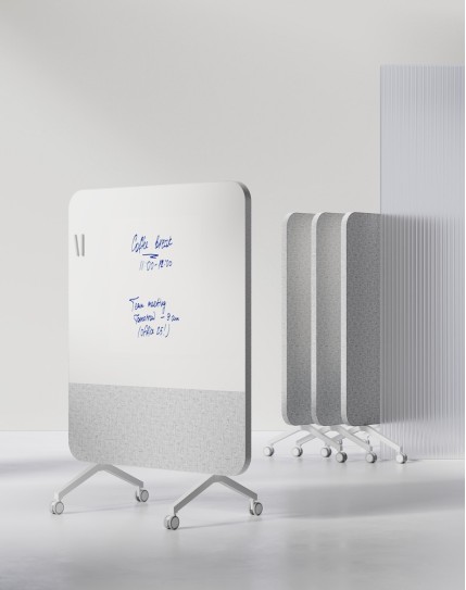 NOTE Mobile Acoustic White Board and Divider