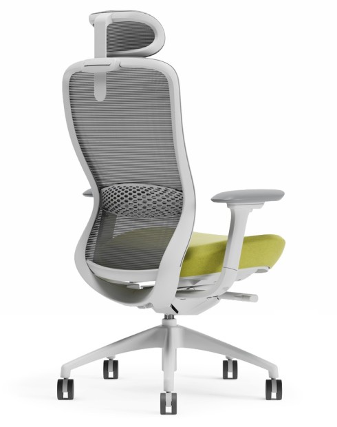 VX1 White Performance Ergonomic Chair