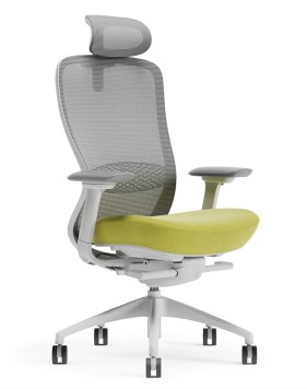 VX1 White Performance Ergonomic Chair