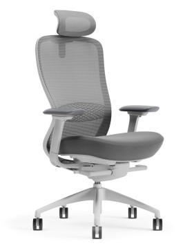 VX1 White Performance Ergonomic Chair