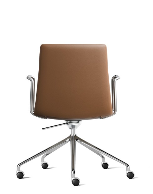 Simon Brown Genuine Leather Designer Chair