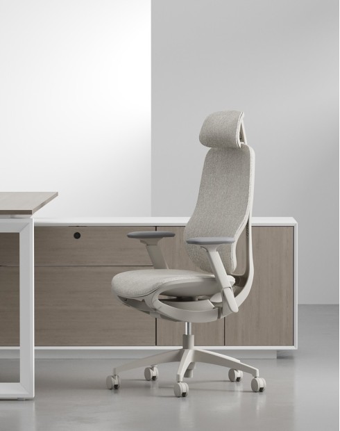 Modena White Ergonomic Executive Chair