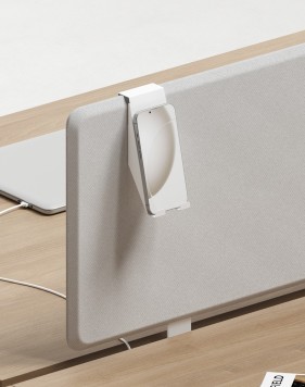 White Phone Holder