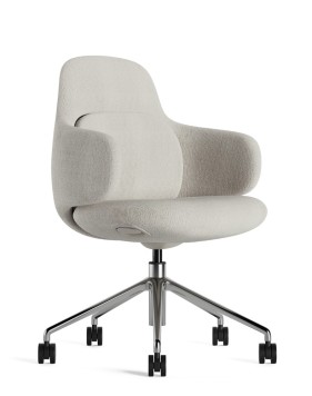 Liwa Grey Swivel Chair