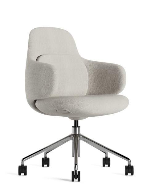 Liwa Grey Swivel Chair